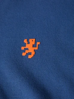 Polo piqué slim fit tricolor|LION OF PORCHES Cheap