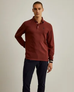 Polo regular fit de manga comprida|LION OF PORCHES Best Sale