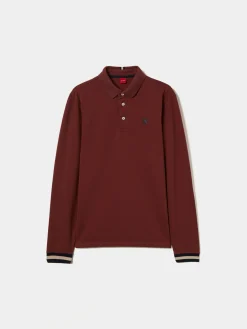 Polo regular fit de manga comprida|LION OF PORCHES Best Sale