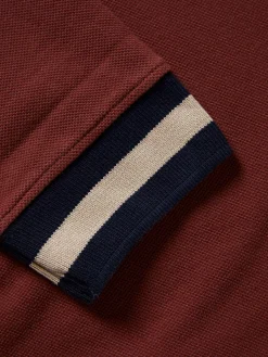 Polo regular fit de manga comprida|LION OF PORCHES Best Sale