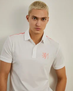 Polo slim fit com risca em contraste|LION OF PORCHES Flash Sale