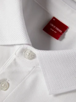 Polo slim fit com riscas a contraste|LION OF PORCHES Clearance