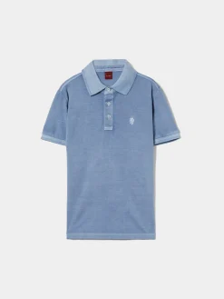 Polo slim fit de algodão|LION OF PORCHES Best Sale