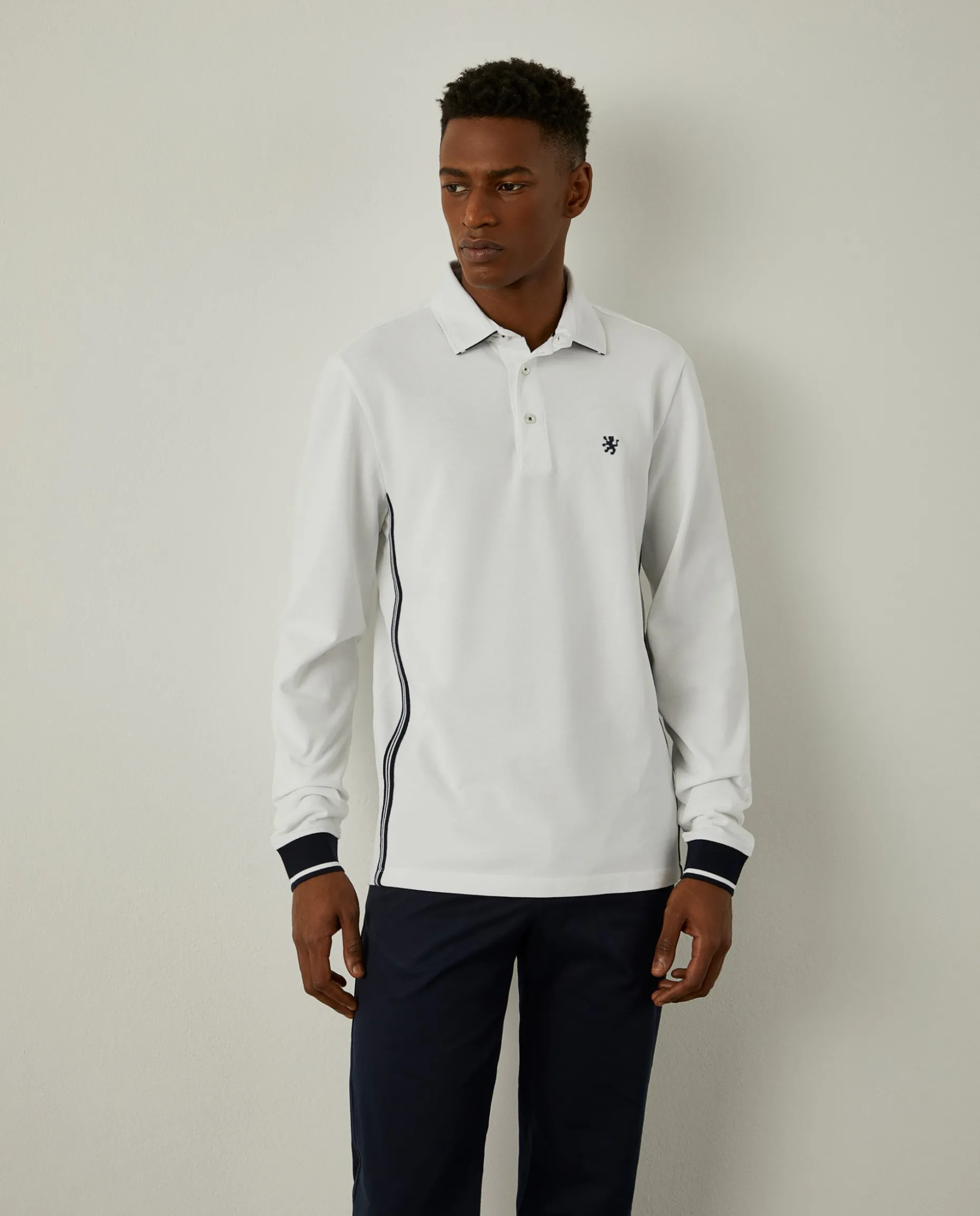 Polo slim fit de manga comprida|LION OF PORCHES Hot