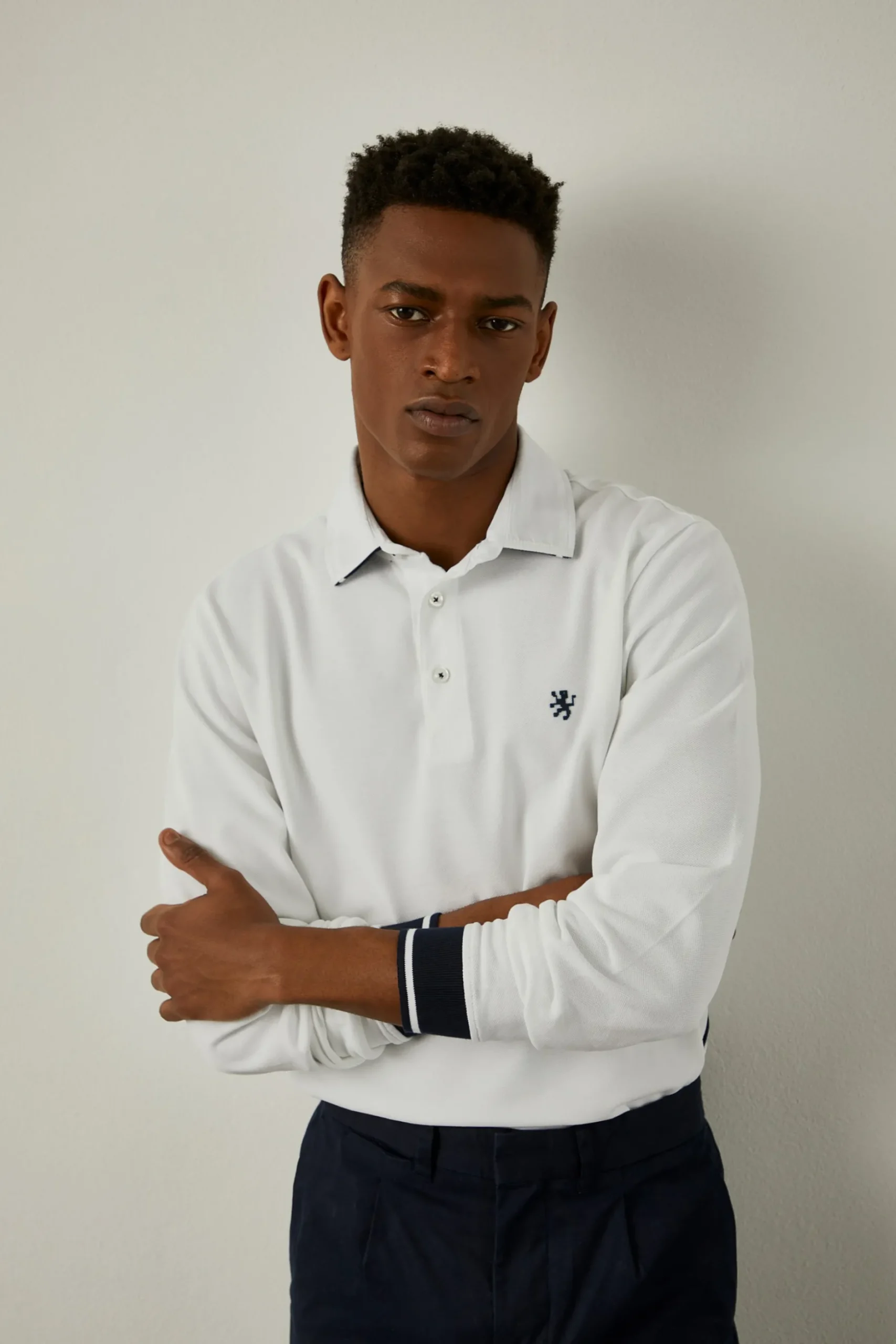 Polo slim fit de manga comprida|LION OF PORCHES Hot