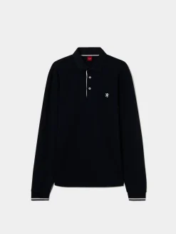 Polo slim fit de manga comprida|LION OF PORCHES New
