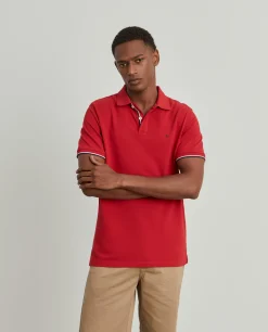 Polo slim fit em algodão|LION OF PORCHES Best Sale
