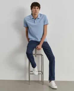 Polo slim fit em algodão|LION OF PORCHES Online