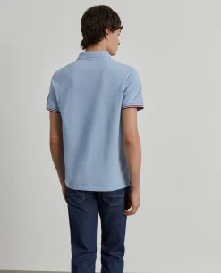 Polo slim fit em algodão|LION OF PORCHES Online