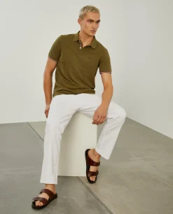 Polo slim fit em algodão|LION OF PORCHES Discount