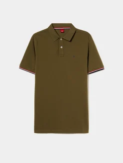 Polo slim fit em algodão|LION OF PORCHES Discount