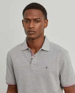 Polo slim fit em algodão|LION OF PORCHES Flash Sale