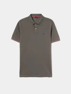 Polo slim fit em algodão|LION OF PORCHES Hot