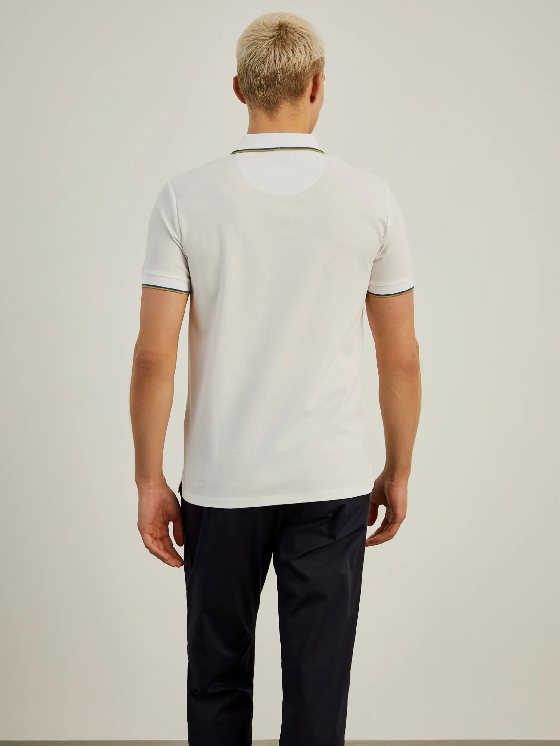 Polo slim fit sem botões|LION OF PORCHES Clearance
