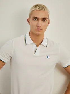 Polo slim fit sem botões|LION OF PORCHES Clearance