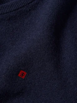 Pullover de lã decote em V|LION OF PORCHES Shop