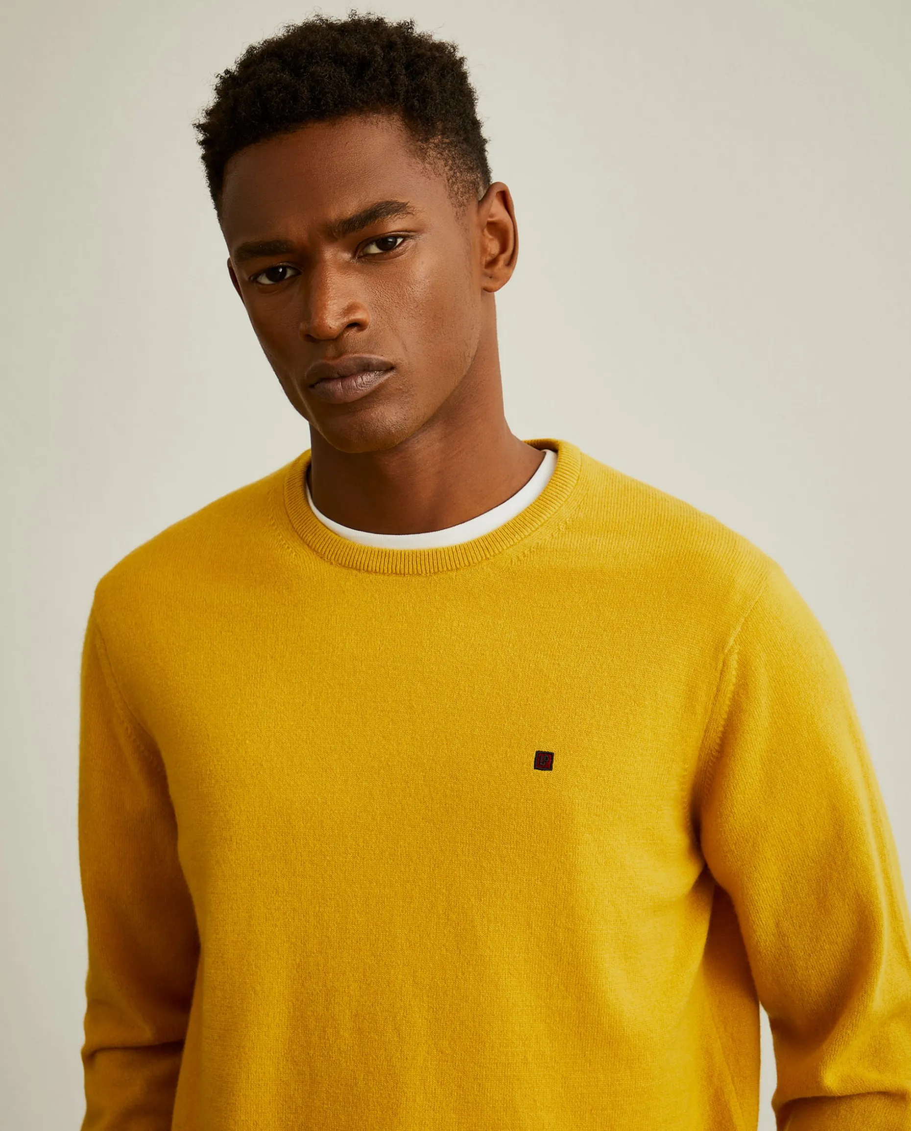 Pullover de lã gola redonda|LION OF PORCHES Best Sale