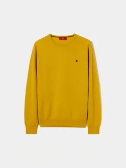 Pullover de lã gola redonda|LION OF PORCHES Best Sale