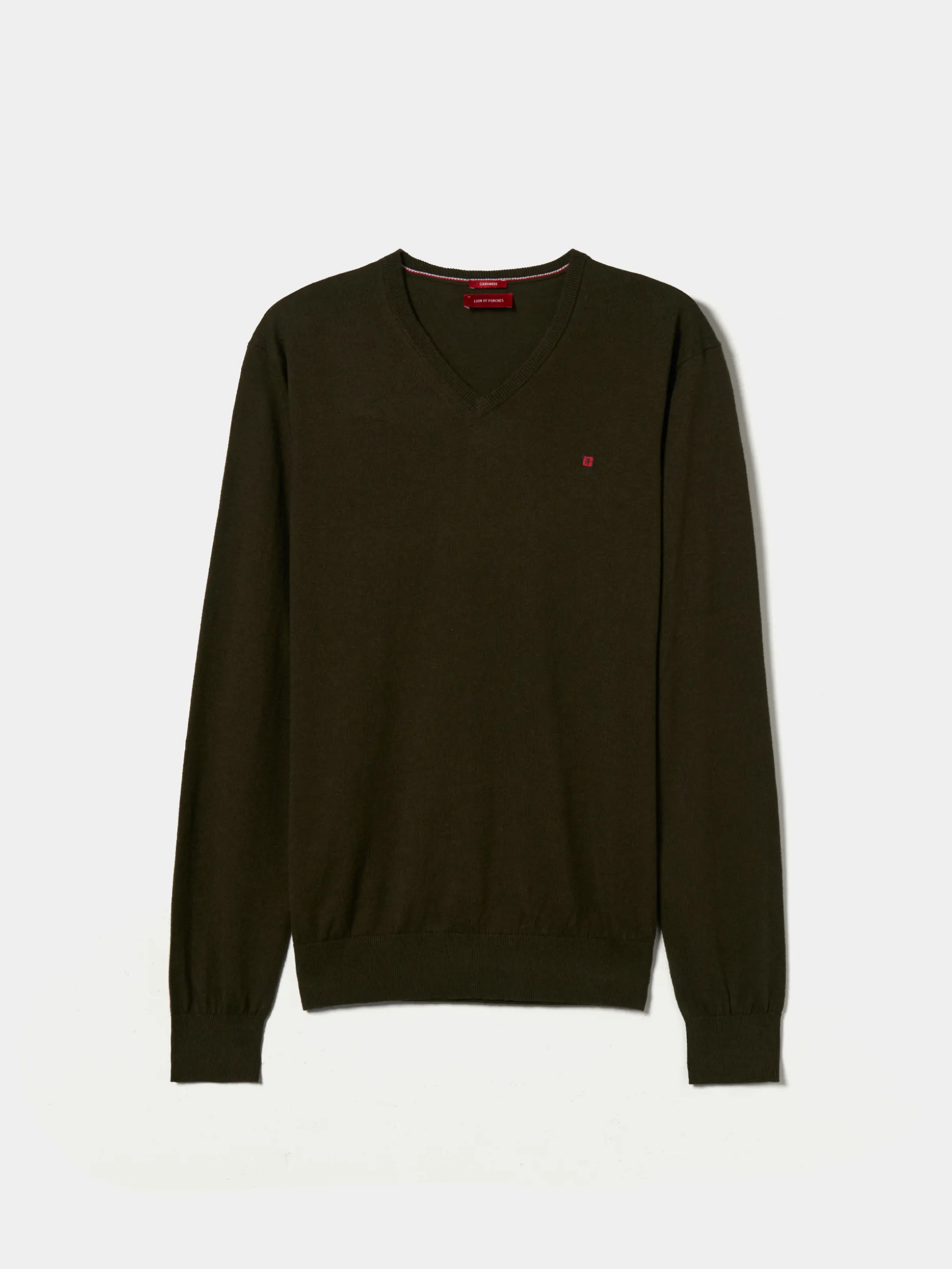 Pullover decote em V algodão e caxemira|LION OF PORCHES Cheap