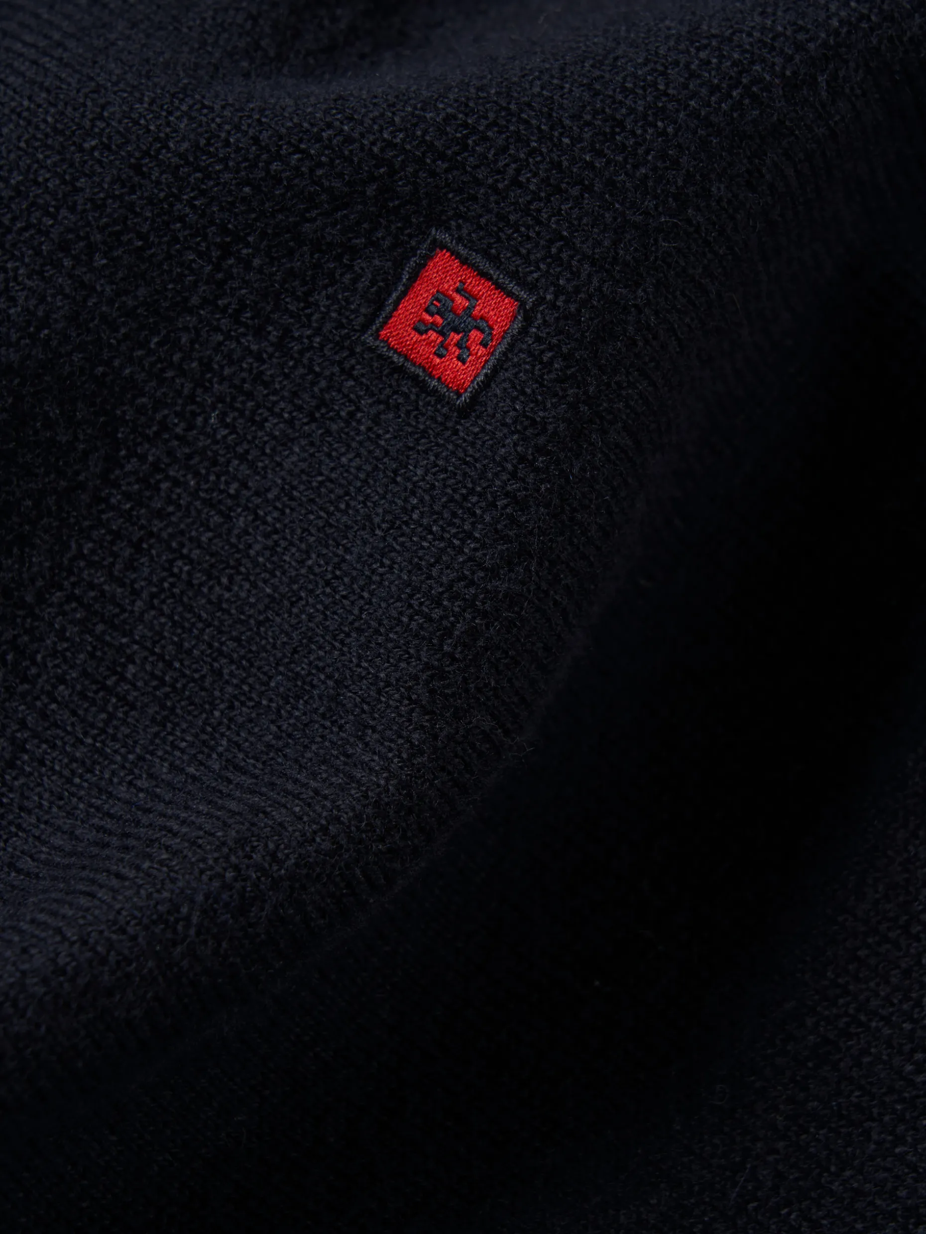 Pullover decote em V de algodão e caxemira|LION OF PORCHES Clearance