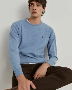 Pullover decote redondo em lã|LION OF PORCHES Clearance