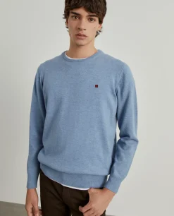 Pullover decote redondo em lã|LION OF PORCHES Clearance