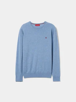 Pullover decote redondo em lã|LION OF PORCHES Clearance