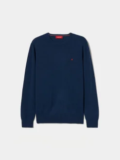 Pullover decote redondo em lã|LION OF PORCHES Store