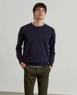 Pullover decote redondo em lã|LION OF PORCHES Flash Sale