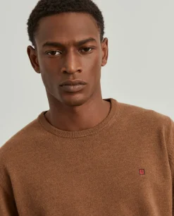 Pullover decote redondo em lã|LION OF PORCHES Store