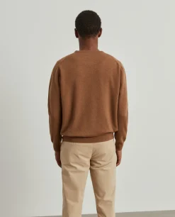 Pullover decote redondo em lã|LION OF PORCHES Store