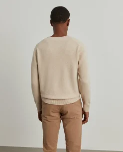 Pullover decote redondo em lã|LION OF PORCHES Discount