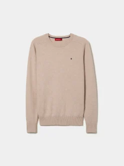 Pullover decote redondo em lã|LION OF PORCHES Discount