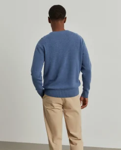 Pullover decote redondo em lã|LION OF PORCHES Flash Sale