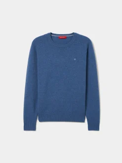 Pullover decote redondo em lã|LION OF PORCHES Flash Sale