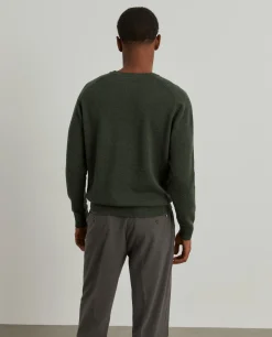 Pullover decote redondo em lã|LION OF PORCHES Store