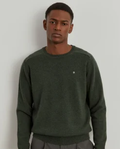 Pullover decote redondo em lã|LION OF PORCHES Store