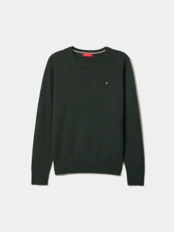 Pullover decote redondo em lã|LION OF PORCHES Store