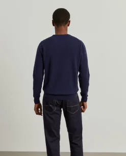 Pullover em lã com decote redondo|LION OF PORCHES Cheap