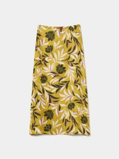 Saia comprida padrão tropical|LION OF PORCHES Fashion