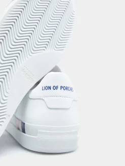 Sapatilhas brancas em pele com cordão|LION OF PORCHES Hot