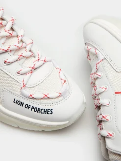 Sapatilhas combinadas unissexo com cordões|LION OF PORCHES Online