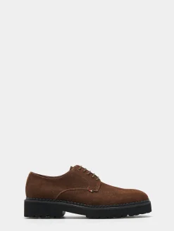 Sapatos camurça com cordões|LION OF PORCHES Best Sale