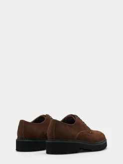 Sapatos camurça com cordões|LION OF PORCHES Best Sale