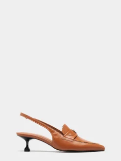 Sapatos mules com tacão kitten|LION OF PORCHES Discount