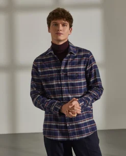 Sobrecamisa em xadrez|LION OF PORCHES Best Sale