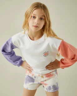 Sweater colorblock em algodão|LION OF PORCHES Sale