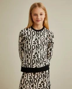 Sweater com branding all over|LION OF PORCHES Best Sale
