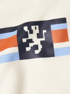 Sweater com capuz e estampado|LION OF PORCHES Cheap