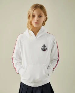 Sweater com capuz e riscas em contraste|LION OF PORCHES Outlet